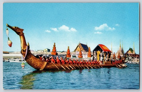 Postcard royal barge - postcard,