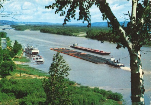 Postcard mississippi river - mississippi,