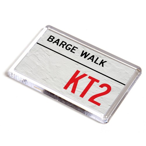 Fridge magnet barge walk - fridge,
