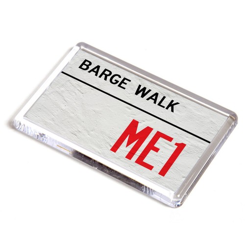Fridge magnet barge walk me1 - -,