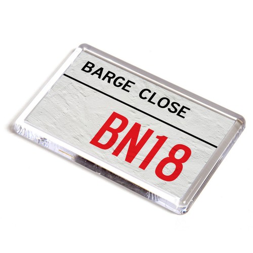 Fridge magnet barge close - fridge,