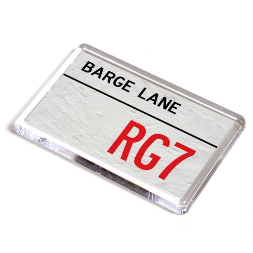 Fridge magnet barge lane - fridge,