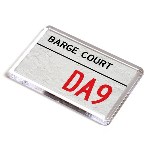 Fridge magnet barge court - fridge,