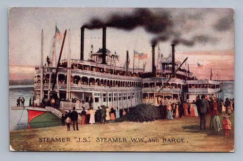 Antique river steamboat s - antique,