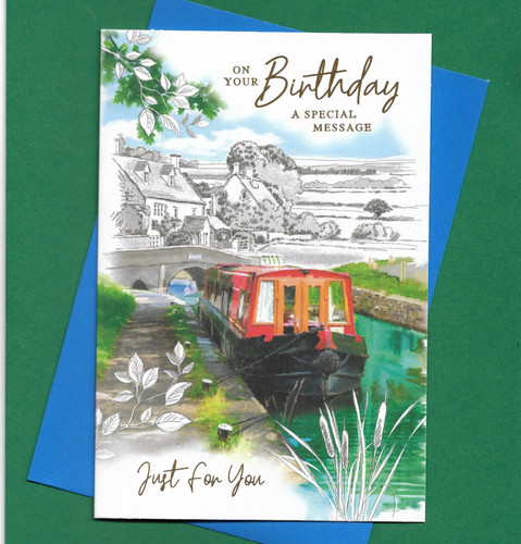 Birthday card open greeting - open,