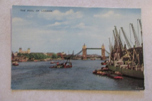 D497 vintage postcard pool - vintage,