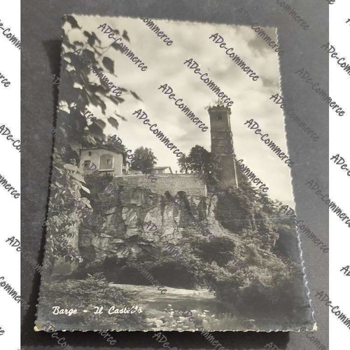 Postcard barge the castle - -,