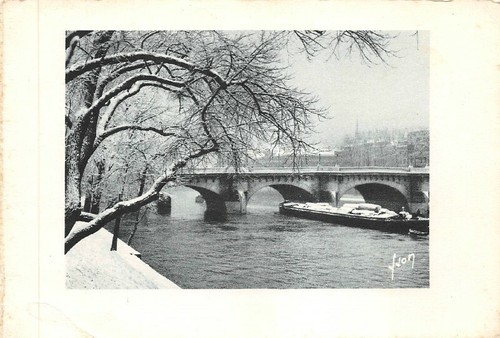 Barge under bridge - barge, a