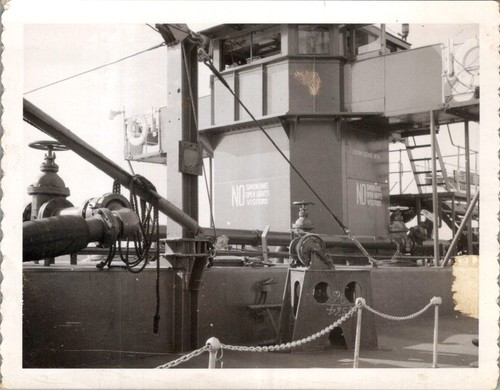 1950s tanker deck - deck, photograph