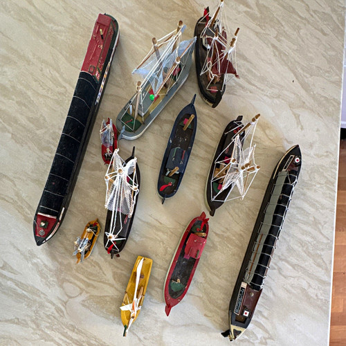 Job lot vintage wooden - wooden, model