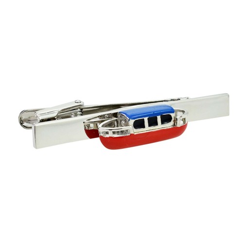 Red blue narrowboat barge - blue,