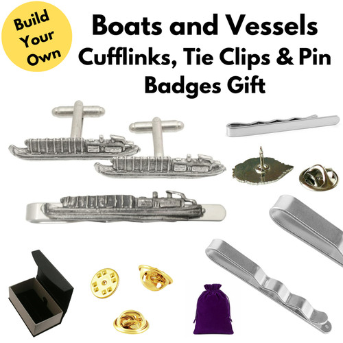 Boats and vessels cufflinks - vessels,