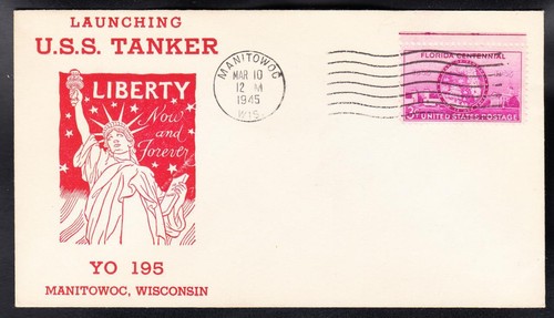 Wwii fuel oil barge uss - oil, yo-195