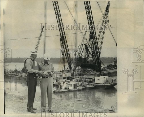 1965 press photo - press, engineers
