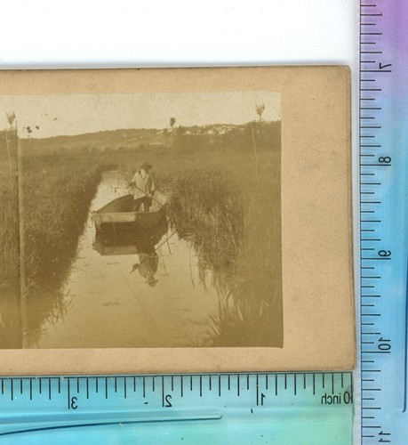 Man barge marsh france salt - barge,