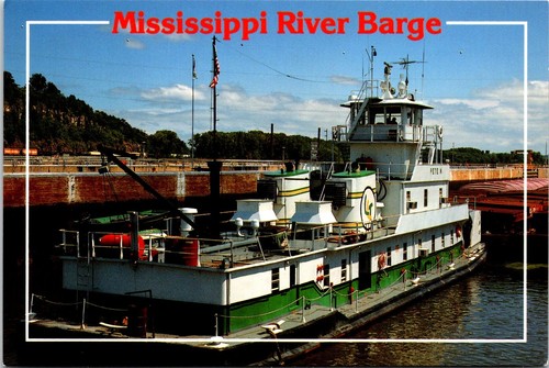 Postcard mississippi river - mississippi,
