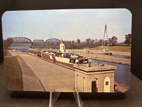 Postcard diesel barge - diesel,