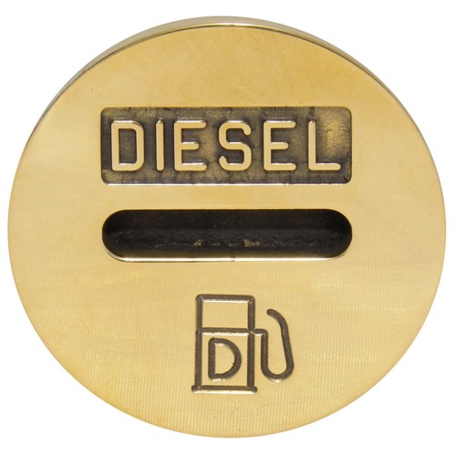Brass filler cap diesel suit - filler,