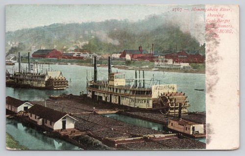 Antique monongahela river coal - monongahela,