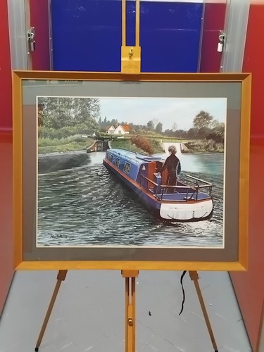 Alan firth canal painting - alan,