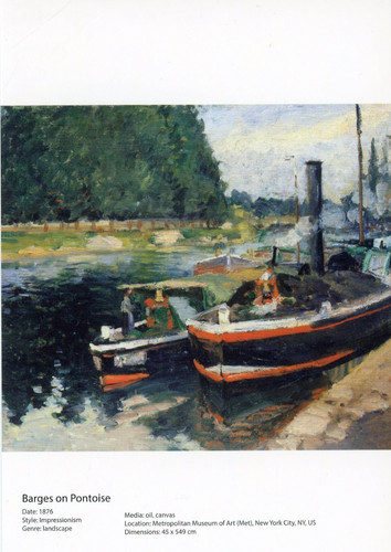 Barges pontoise 1876 - barges,