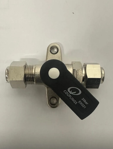 Narrowboat gas tap with - 3/8",