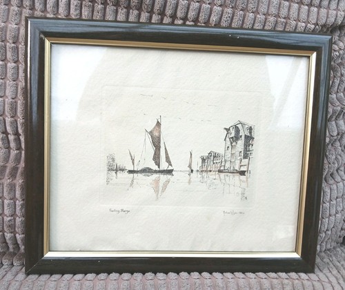 Sailing barge handmade - barge, on