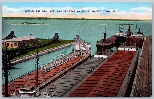 Toledo ohio 1940s postcard - toledo,