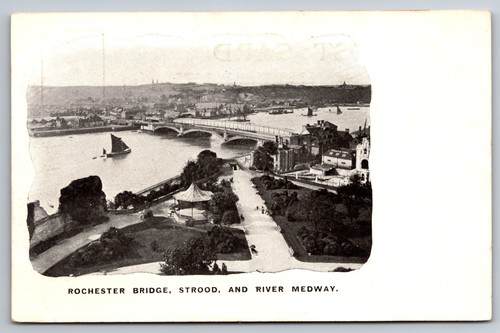 Postcard rochester bridge - postcard,