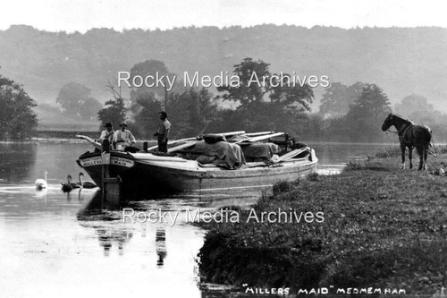 Etc canal barge - canal, medmenham