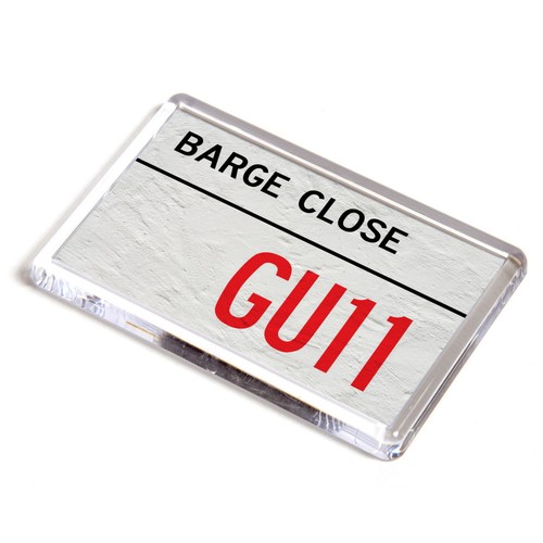 Fridge magnet barge close - magnet,