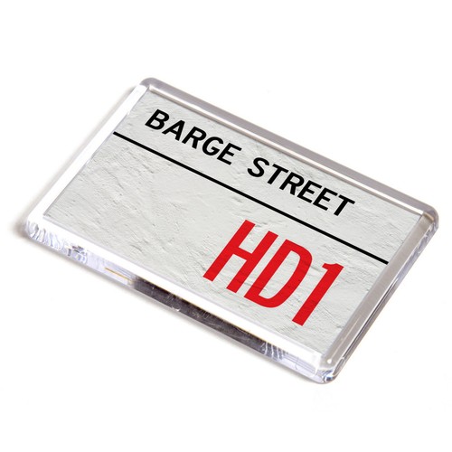 Fridge magnet barge street - fridge,