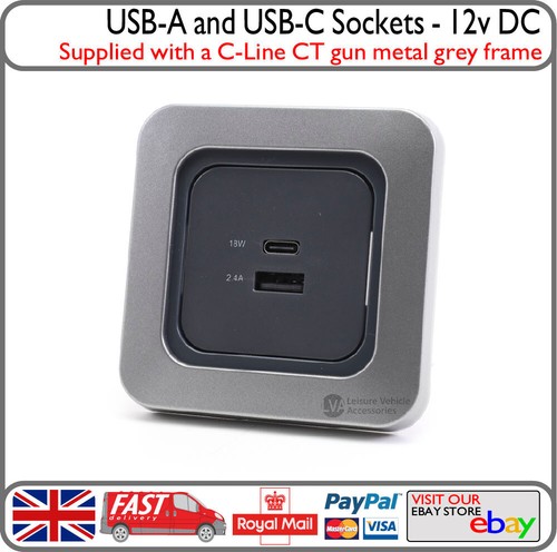 Line metal grey caravan - grey,