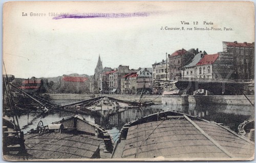 Andenne vintage postcard - vintage,