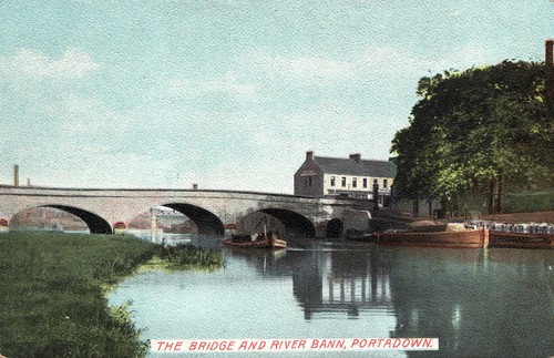 The bridge and river - and, bann