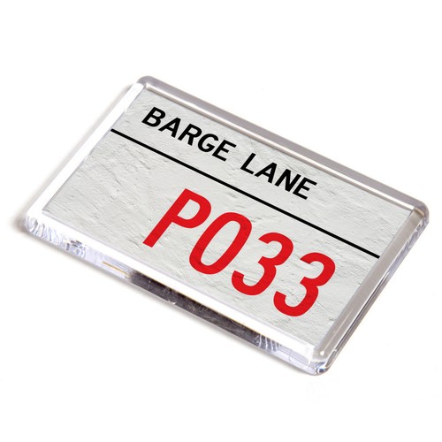 Fridge magnet barge lane - fridge,