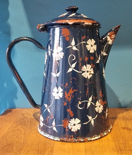 Vintage hand painted barge - hand,