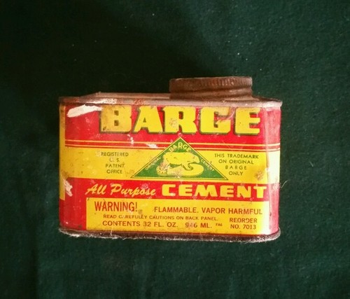 Vintage barge cement - tin, 32