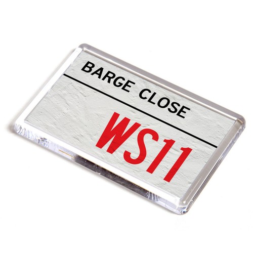 Fridge magnet barge close - magnet,